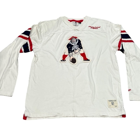 Reebok Other - New England Patriots Long Sleeve Shirt NFL Reebok Vintage Collection Size Medium